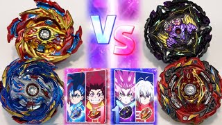 SPARKING FINAL BATTLE | 2v2 Lucifer & Spriggan VS Helios & Hyperion | Beyblade Burst Sparking/Surge