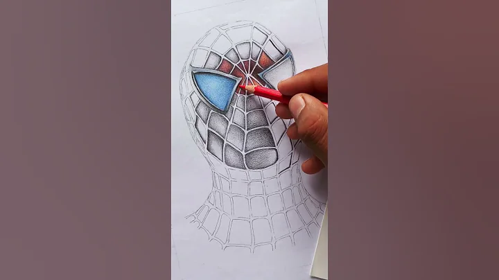 spider man drawing ❤🕸 #shorts #tutorial #drawing #art #spiderman #youtube