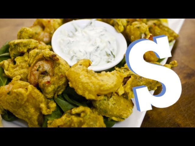 Indian Prawn Pakora Recipe - SORTED | Sorted Food