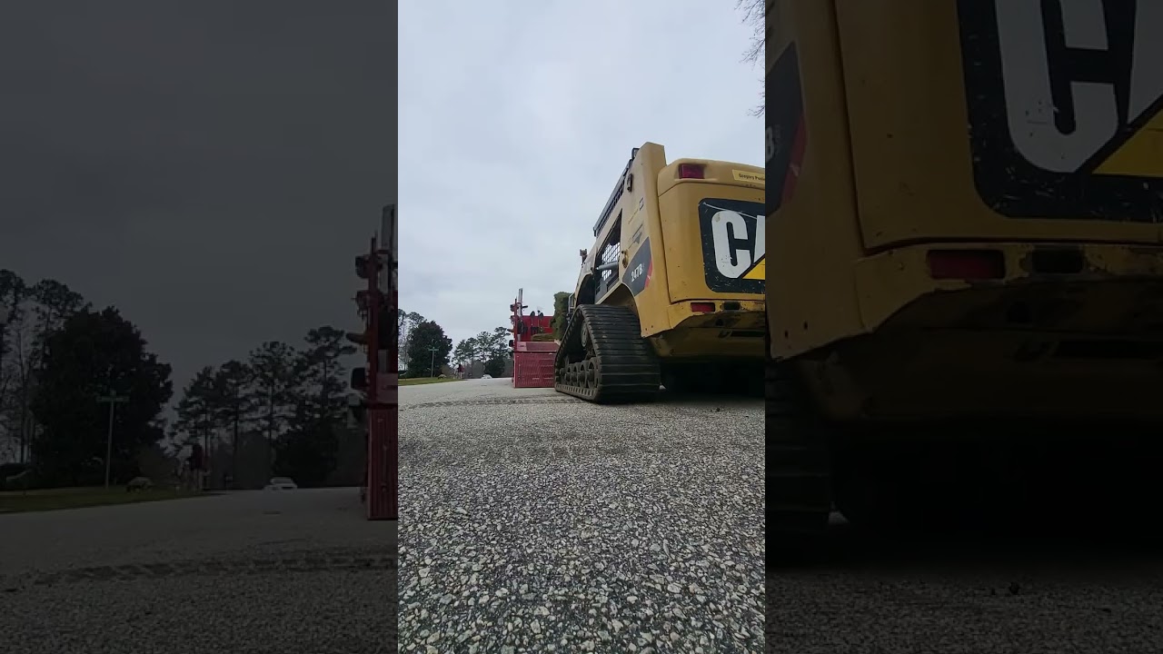 Unloading Sod, drainage job. 