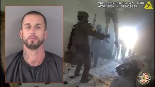 Florida SWAT catches barricaded suspect who falls through ceiling