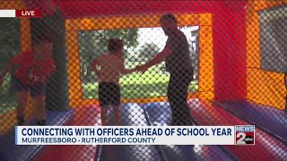 Connecting with Rutherford officers in summer