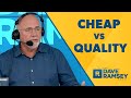 Cheap vs Quality: Which is Better When You're in Debt?