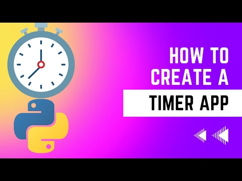 Timer app in python