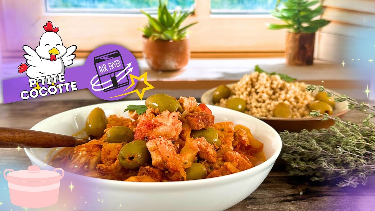 Recette gourmande : Poulet basquaise au Air Fryer