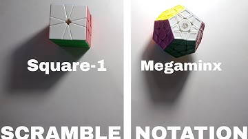 Square-1 and Megaminx Scramble Notation | Tuesday Tips #3