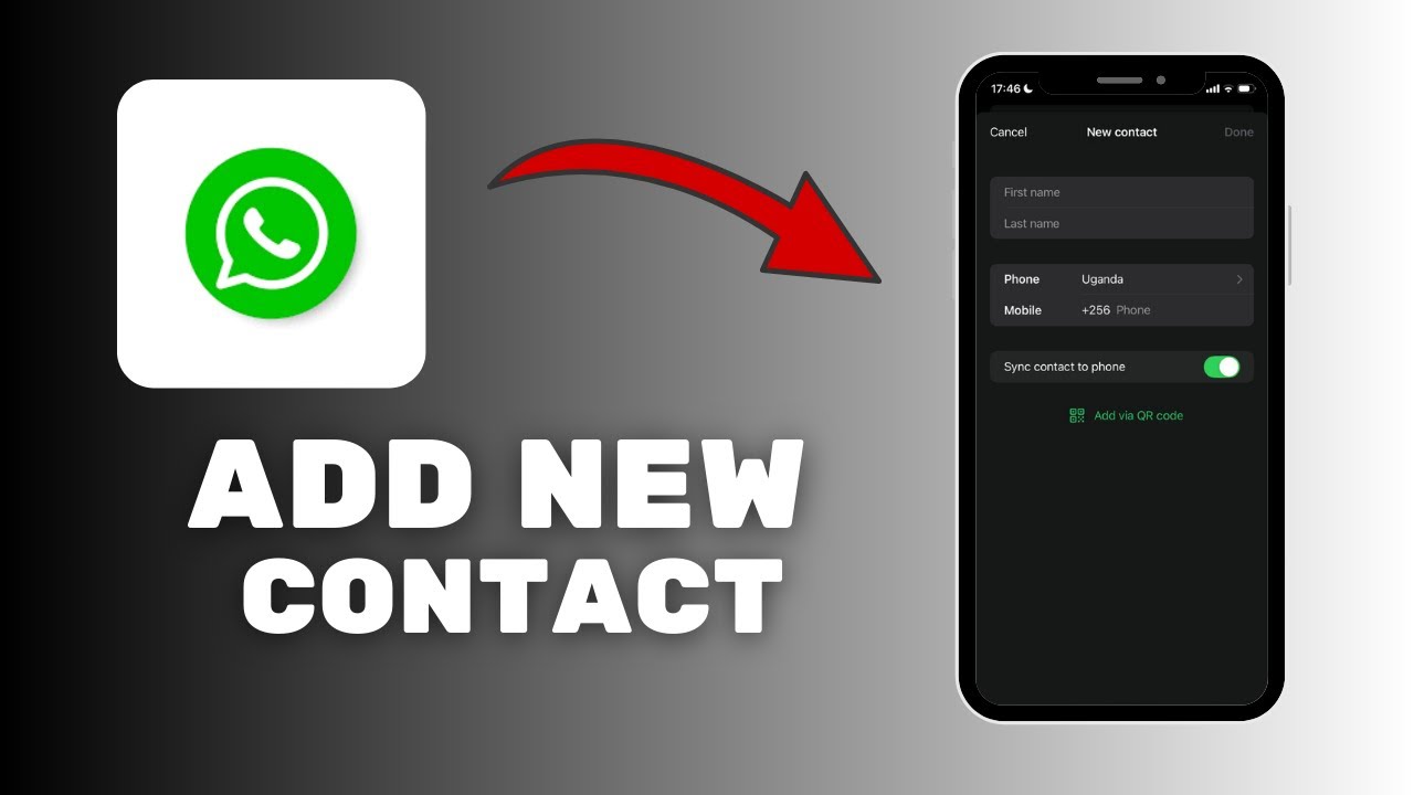 How to Add a New Contact in WhatsApp