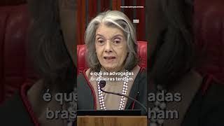 🚨Cármen Lúcia diz que TSE ficará 18 anos sem mulher como presidente: 'Estamos longe de paridade’🚨