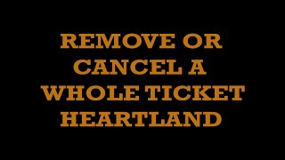 CANCEL OR REMOVE A WHOLE (OPEN) TICKET TRAINING - HEARTLAND RESTAURANT POINT OF SALE