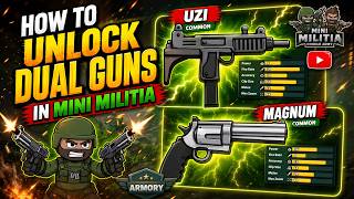 How to Unlock Dual Guns in Mini Militia 🔥 screenshot 1