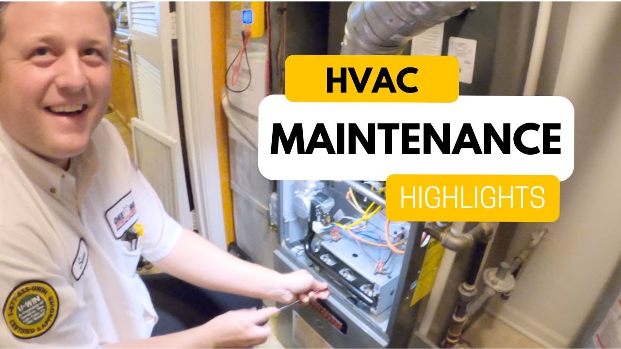 Behind The Scenes On An HVAC MAINTENANCE Visit With One Hour Heating