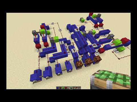 Minecraft 2 bit adder