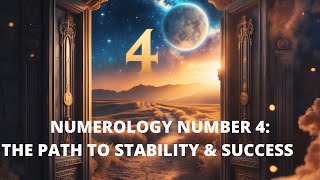 Numerology Number 4 The Path to Stability & Success अंक ज्योतिष