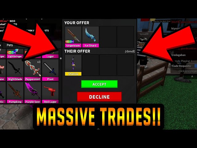 Trading virtual for slasher set and gem btw they r the same value on supreme  but on mm2 value u will be over for only 5 so ye : r/Mm2subreddit