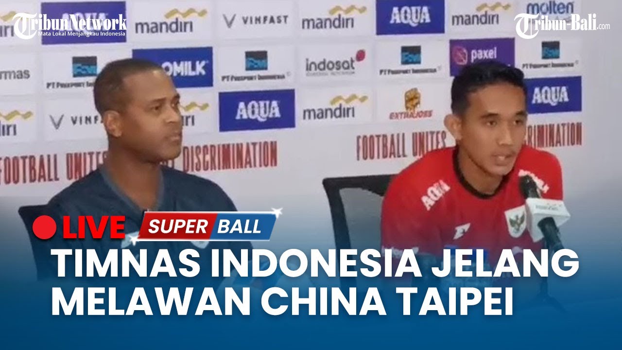 🔴Patrick Kluivert Bersama Rizky Ridho, Press Conference Timnas Indonesia Jelang Hadapi China Taipei