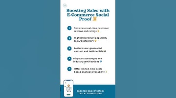 5 E-Commerce Social Proof Tactics to Boost Sales #boostedsales #trustfactor #reviewpower #buycues