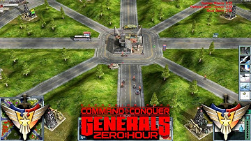USA $5K 1vs7 Infantry & Tank | Command & Conquer Generals Zero Hour