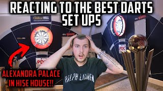 Reacting to the BEST darts Set Ups EVER! Ally Pally in his Front Room! screenshot 4