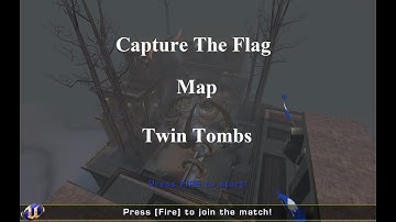 Unreal Tournament 2004 Capture The Flag Map: Twin Tombs