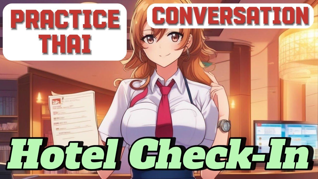 Check In Like a Local 🇹🇭 | Easy Thai Conversation for Beginners (with Thai, Phonetics & English)