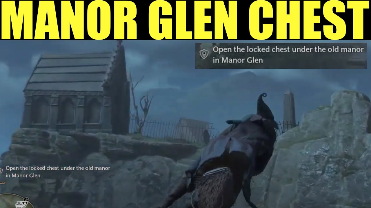 How to "Open the locked chest under the old manor in manor glen