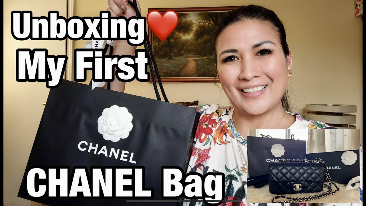 CHANEL RECTANGLE MINI VS SMALL CLASSIC FLAP- choosing your first Chanel bag  & SINBONO bag unboxing! 