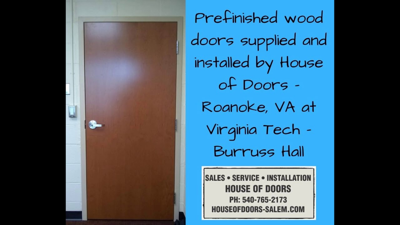 House of Doors Roanoke, VA sells and installs commercial wood doors