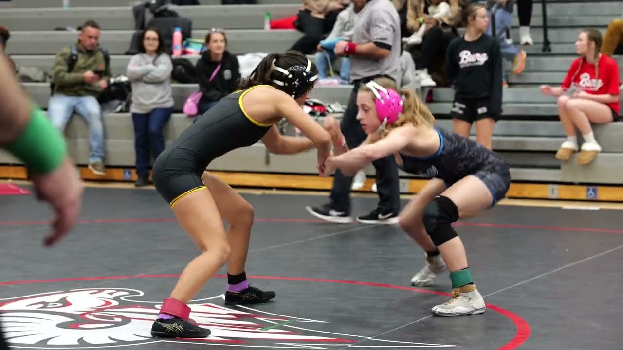 My final high school Girl's season wrestling match!