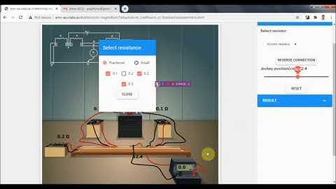 Vlab - Temperature coefficient of resistance