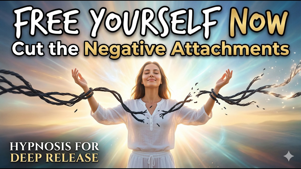 Hypnosis to Let Go of Negative Attachments & Energy | Guided Meditation ...