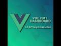 Vue Dashboard - 14 | API Implementation