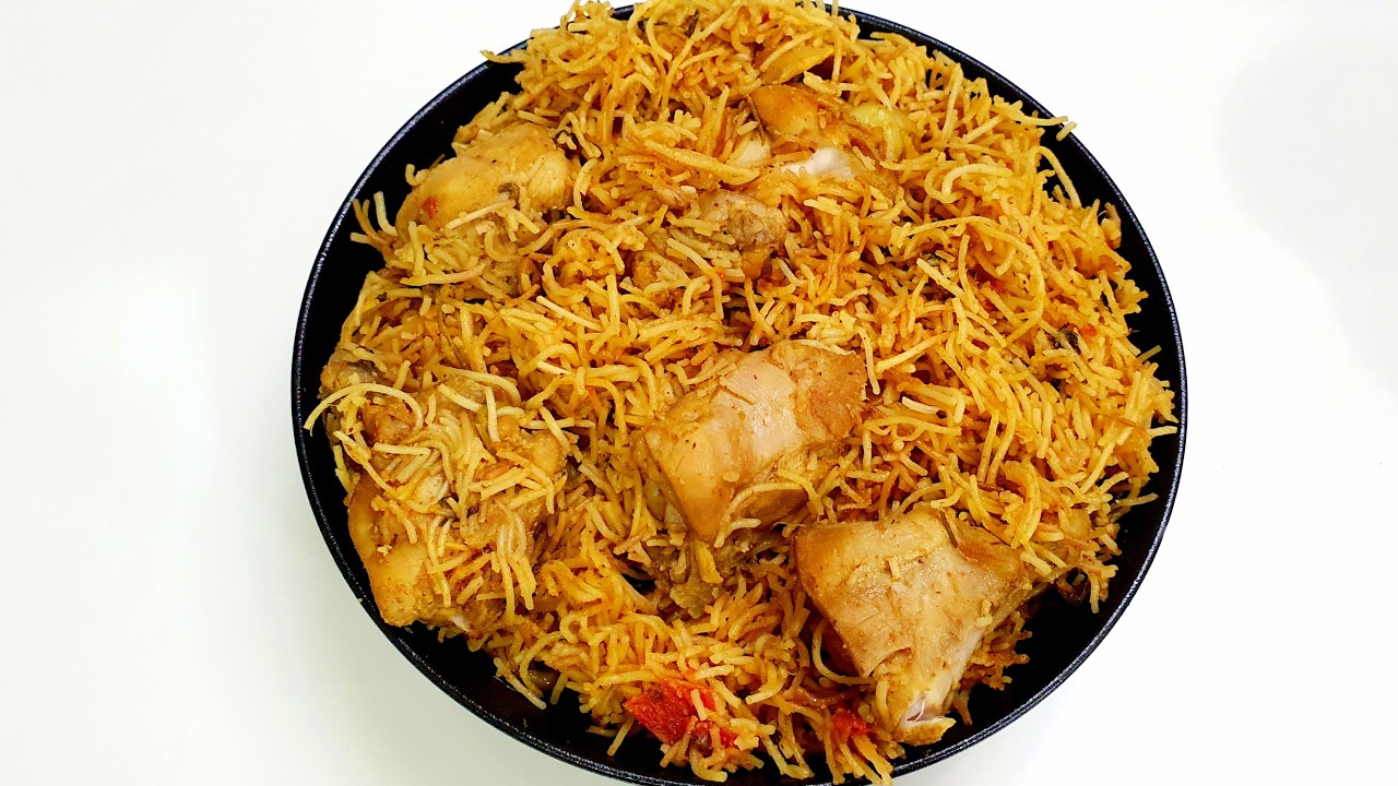 சேமியா பிரியாணி | Chicken Semiya Biryani Recipe in Tamil | Semiya Biryani Recipe in Tamil
