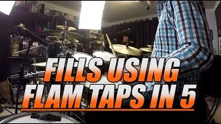 Drum Lessons - Flam Taps In 5's