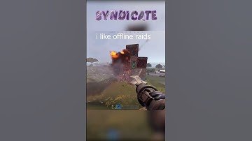 i like offline raids #syndicaterust #rust #shorts