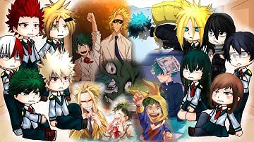 [Part 1] Class 1A reacts to Deku | Midoriya Izuku | Gacha Club | Gacha react | AU | 2x Speed |