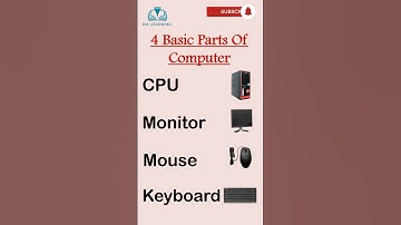 4 Basic parts of Computer #shorts #youtubeshorts
