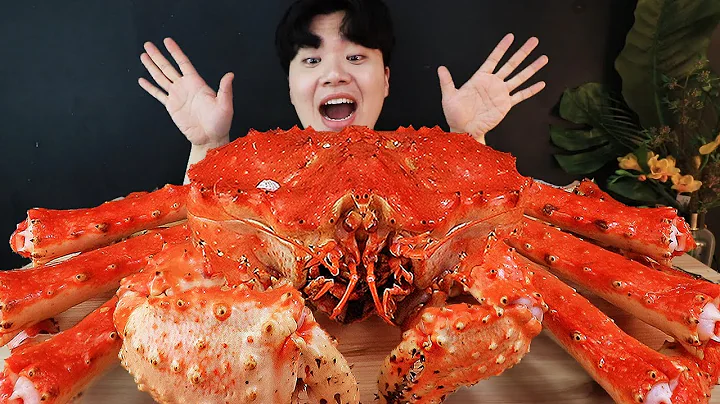 ENG SUB) ASMR MUKBANG seafood GIANT KING CRAB EATING SOUND! (4KG)