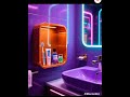 (2pics) High-tech bathroom cubby.0: enter a pin & your cubby appears/disappears
