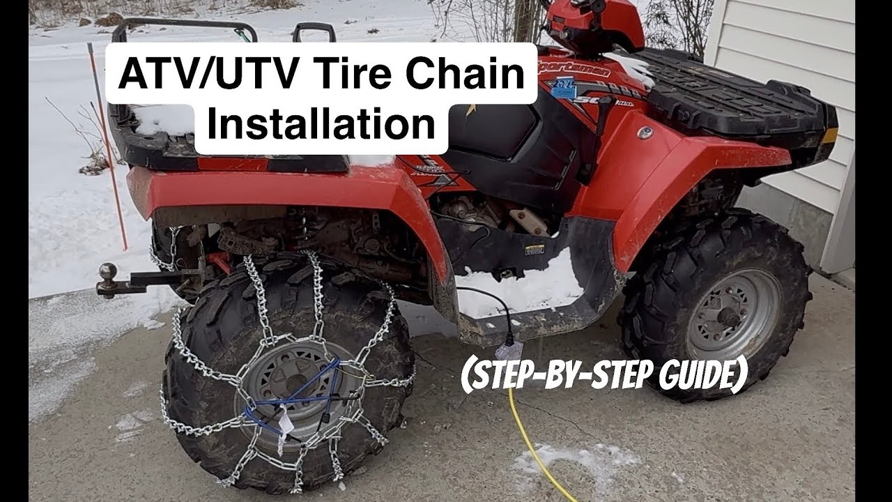 How to Install Tire Chains on ATV/UTV (Step-by-Step Guide)