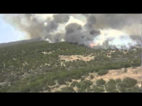 Footage of an C-130J Hercules from the 146th Airlift Wing, California Air National Guard, flying over the Oasis Pipeline fire in West Texas, April 26, 2011. Produced by Senior Airman Giovanna Squadrito. Provided by 1st Combat Camera Squadron. To download the full resolution video, visit dvidshub.net