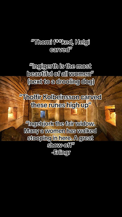 Viking graffiti 🔥 #history