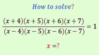 A awesome mathematics problem | Olympiad Question | can you solve this rational problem | x=?