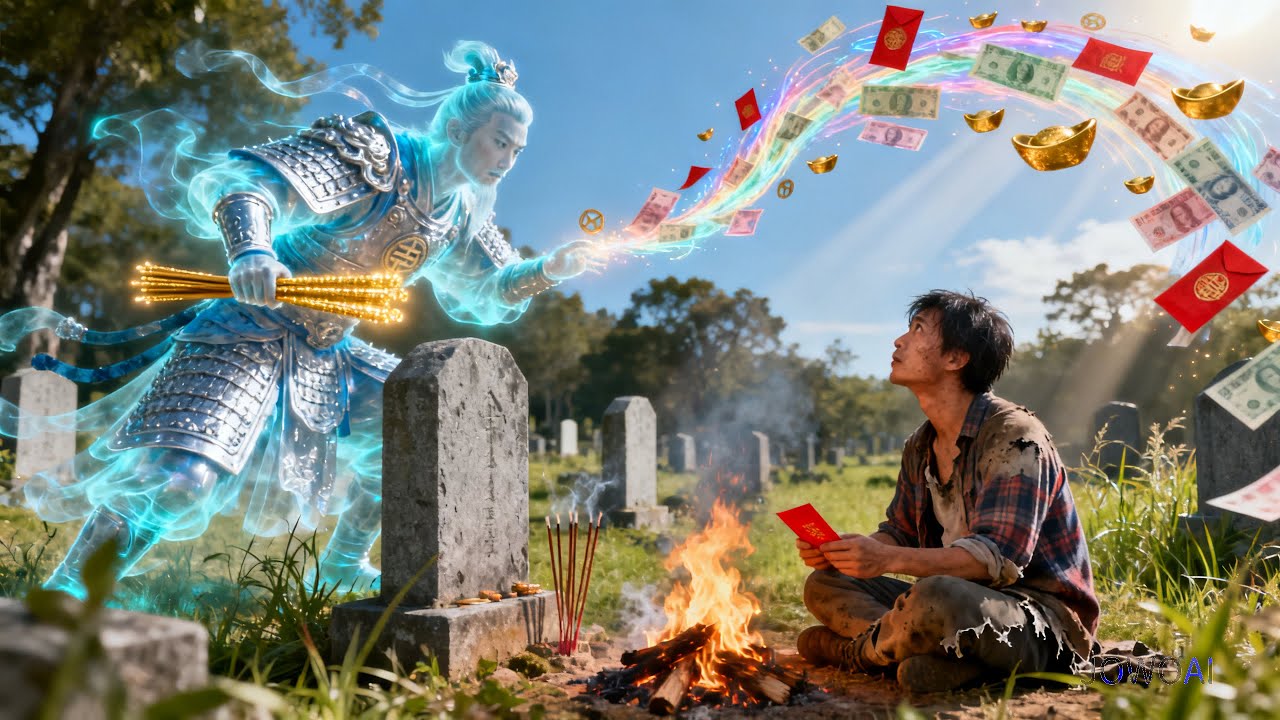 شاب فقير أحرق ذهباً ورقياً في المقبرة… فصار مليارديراً خلال ليلة!