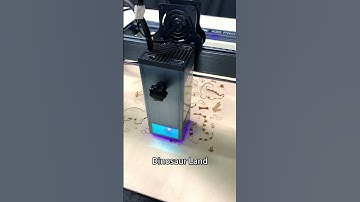 Laser Cut Dinosaur Land with Laser Engraving Machine