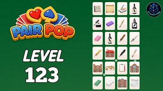 Pair Pop level 123 Solution Walkthrough | Pair Pop: Solitaire Match
