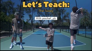 Let’s Learn: The Twoey aka Two handed backhand