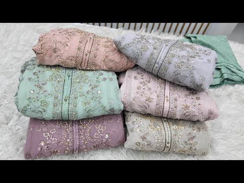 Pakistani New Arrival SK Fancy Chiffon party wear | পাকিস্তানি অরিজিনাল ড্রেস এর দোকান
