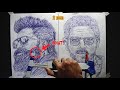 Yash vs Srk | Toxic  &amp; King movie look   | "2 Pens Same Time Drawing 