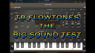 TB FlowTones Virtual Analog Synthesizer - The BIG Sound Test - Demo for the iPad screenshot 2