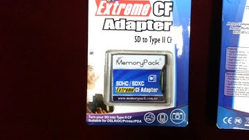 memorypack sd to cf adapter memory card reader 3